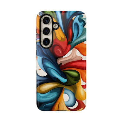 Chromatic Swirl – Abstract Expression Phone Case for iPhone, Samsung & Pixel