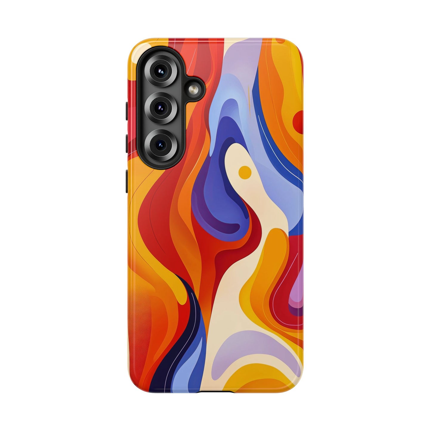 LavaFlow – Vivid Heatwave Abstract Phone Case for iPhone, Samsung & Pixel
