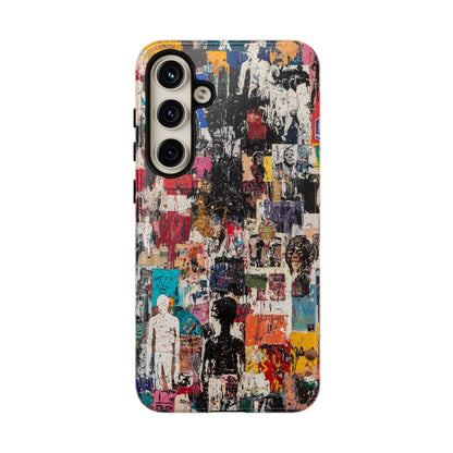 Graffiti Phone Case – Basquiat Street Art Design - iPhone, Samsung & Google Pixel Cover - Artistic Painting Case,  Art Lover Gift