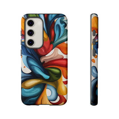 Chromatic Swirl – Abstract Expression Phone Case for iPhone, Samsung & Pixel