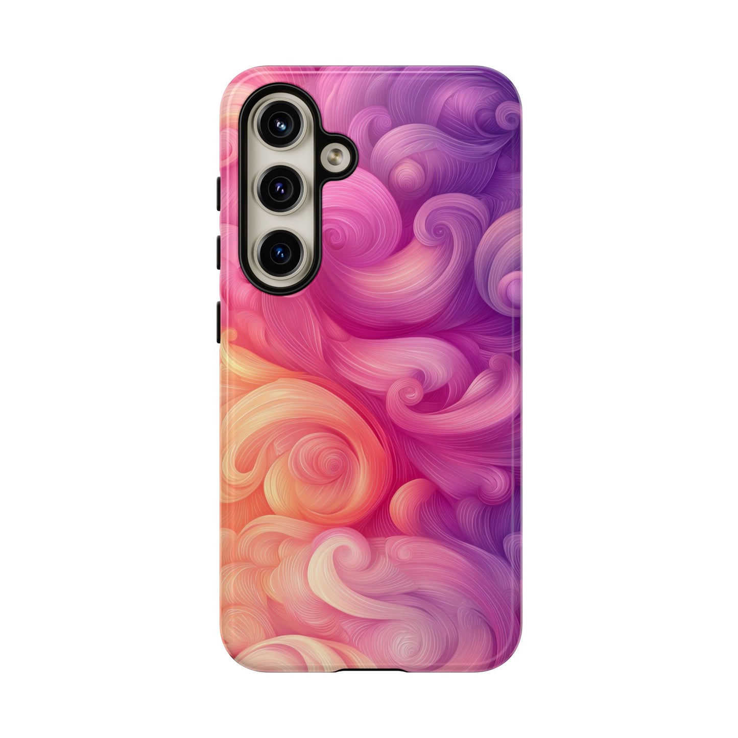 Cotton Candy Swirl Watercolor Phone Case for iPhone, google Pixel & Samsung