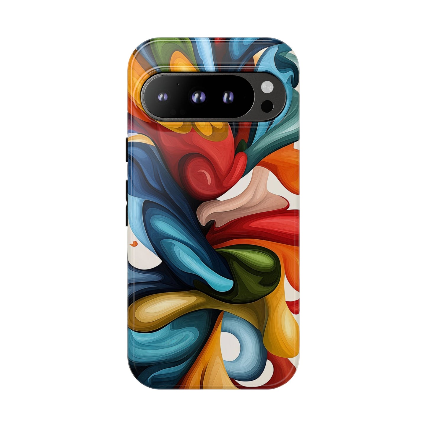 Chromatic Swirl – Abstract Expression Phone Case for iPhone, Samsung & Pixel