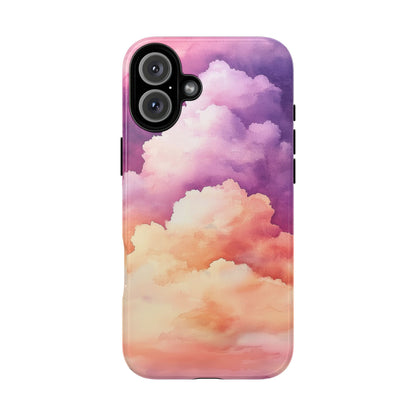 Cotton Candy Skies Watercolor Phone Case for iPhone, google Pixel & Samsung