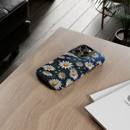 Witchy Daisy Flowers Phone Case Vintage Botanical Cover