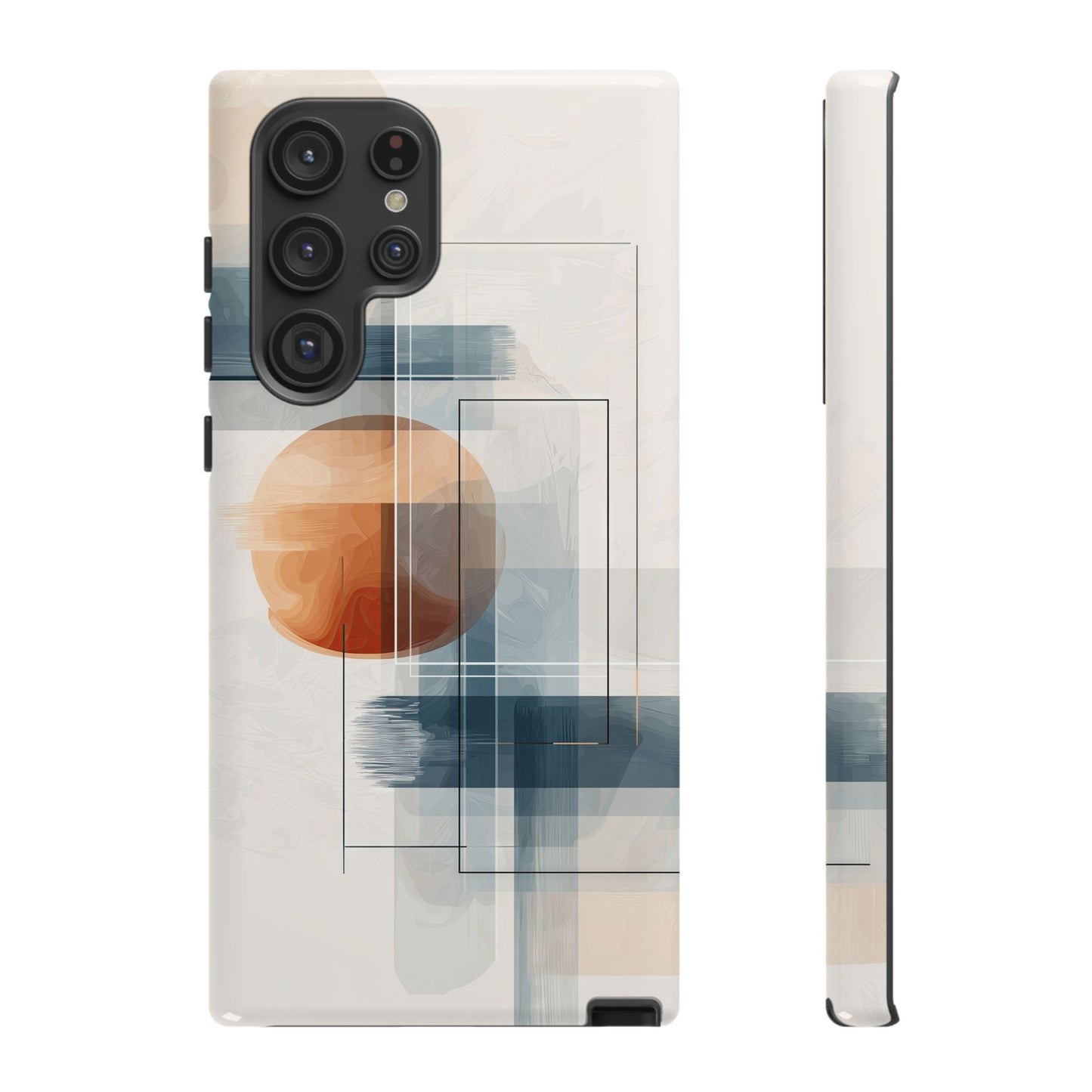 Urban Eclipse – Minimal Abstract Phone Case for iPhone, Samsung & Pixel
