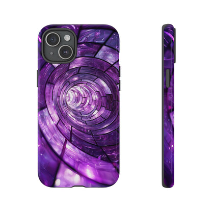 Hypnotic Spiral Optical Illusion Phone Case for iPhone, Samsung & Pixel
