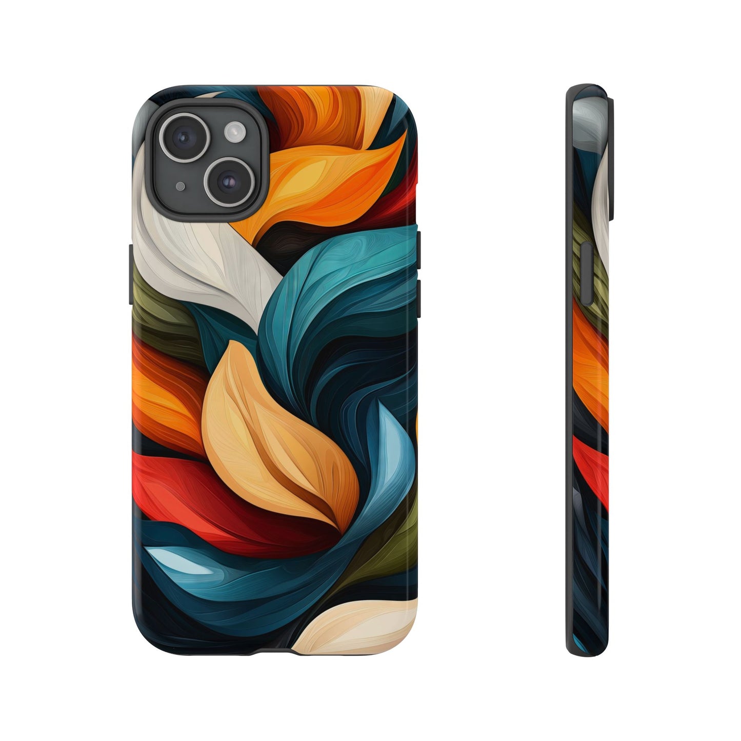 Floral Flow Abstract Phone Case – Nature-Inspired Design for iPhone, Google Pixel & Samsung
