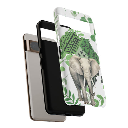 Tropical Elephant Mobile Cover – Nature-Inspired Boho Art