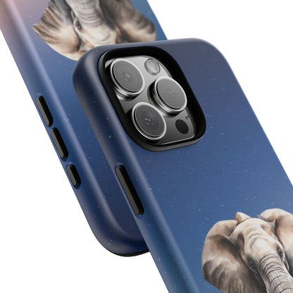 Celestial Elephant Mobile Cover – Dreamy Night Sky Aesthetic