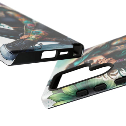 Urban Wildflower – Edgy Tattooed Beauty Mobile Cover