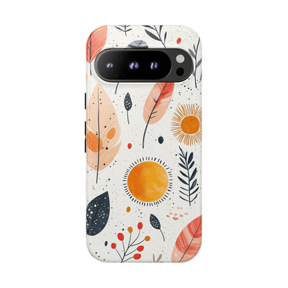 Sunshine & Feathers Boho Phone Case for iPhone, Pixel & Samsung