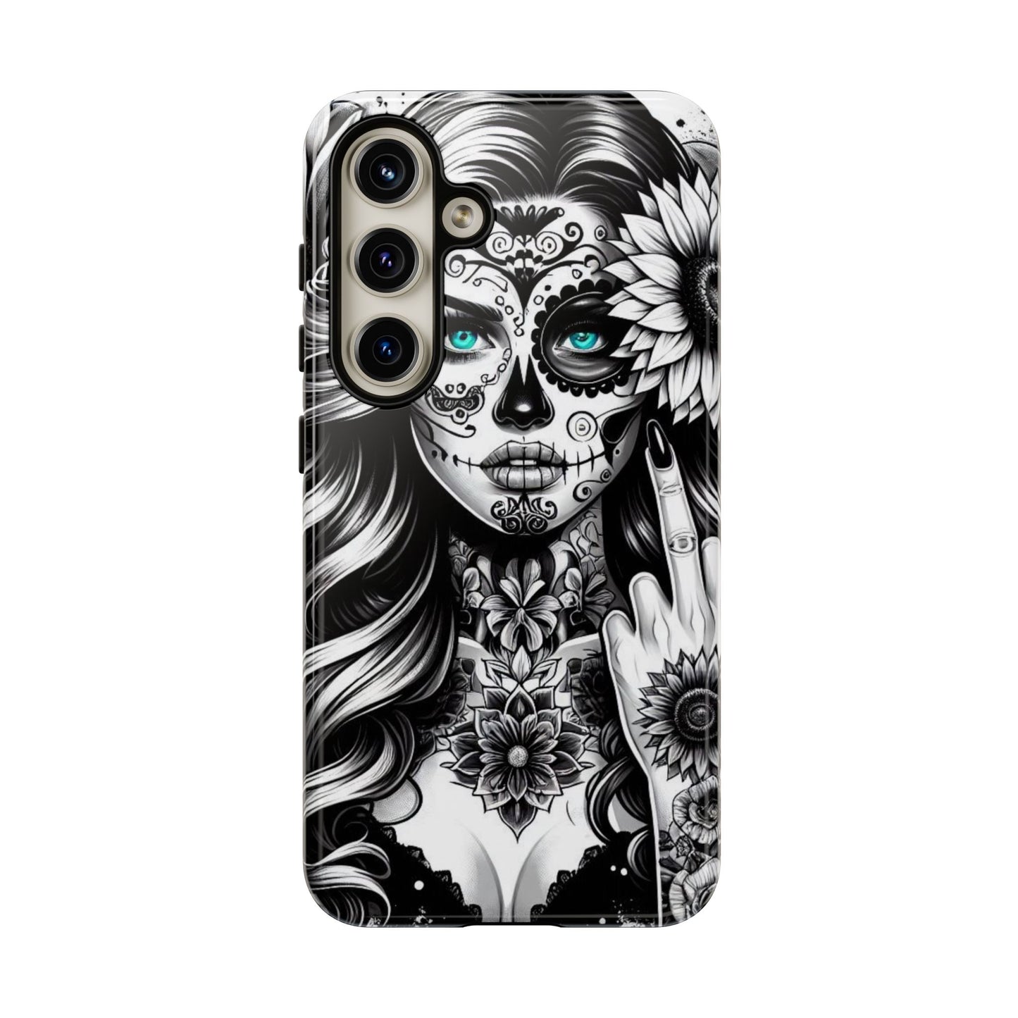 La Rebel – Day of the Dead Gothic Attitude Mobile Cover