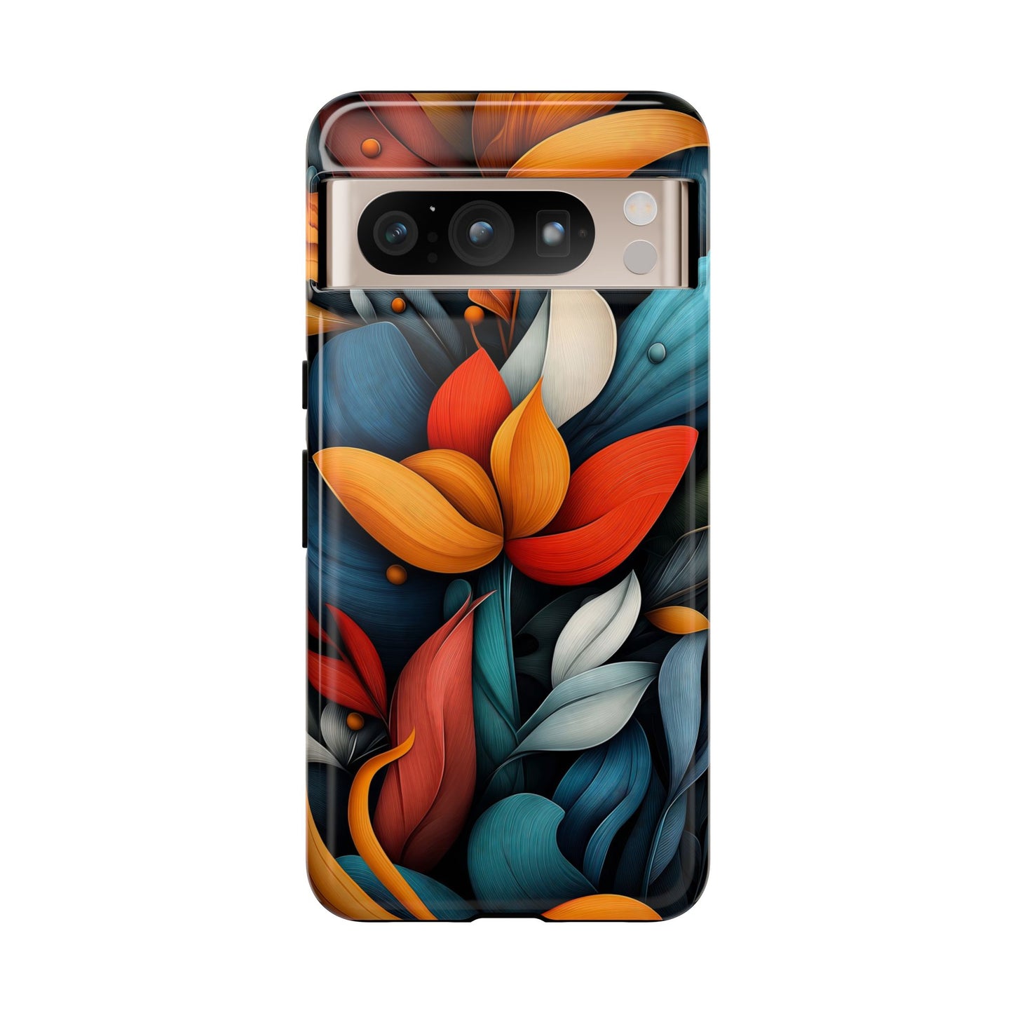 Velvet Bloom – Elegant Floral Art Phone Case for iPhone, Pixel & Samsung