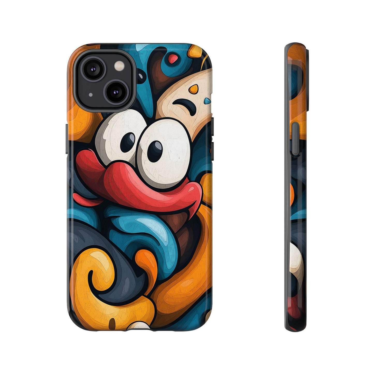 Funky Eyes – Playful Pop Abstract Phone Case for iPhone, Samsung & Pixel