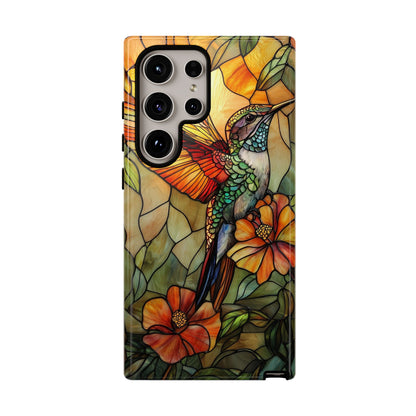 Whispers in Flight – Mosaic Hummingbird Phone Case for iPhone, Samsung & Pixel