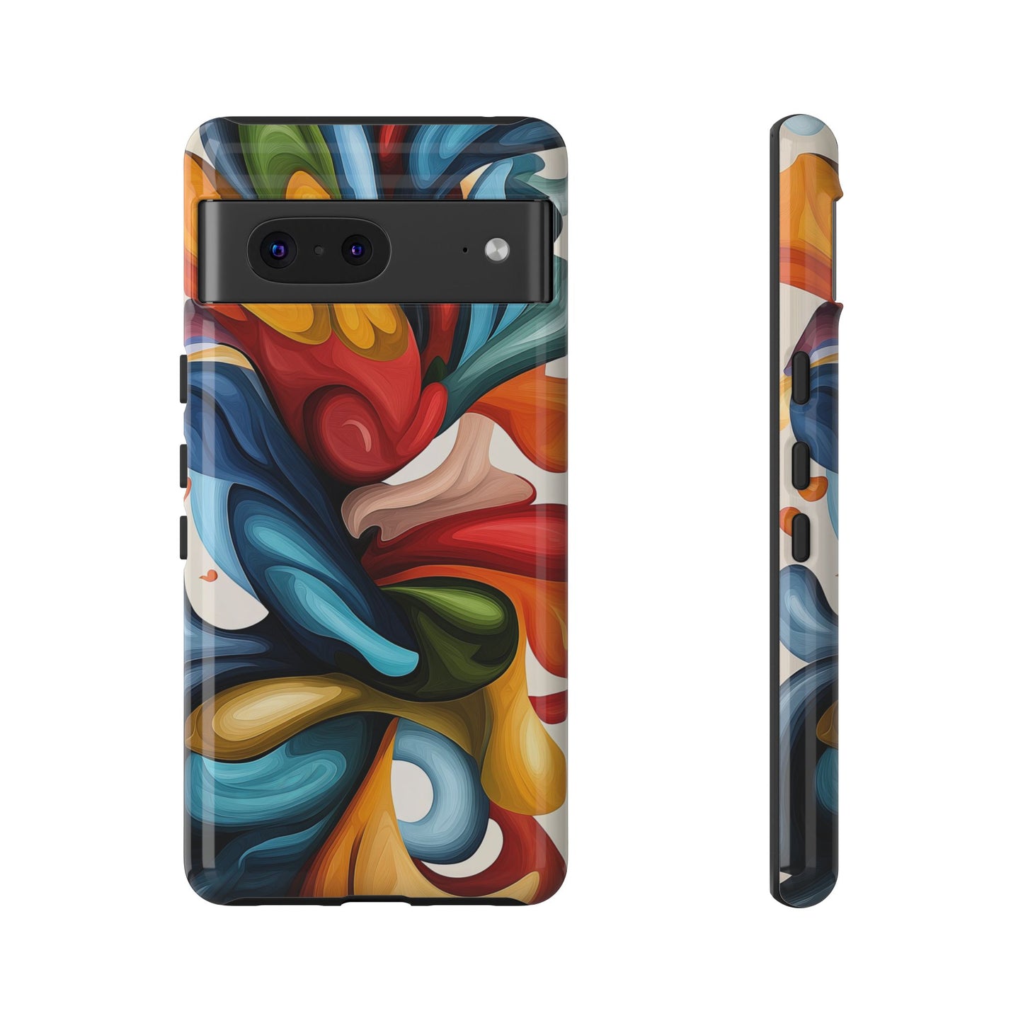 Chromatic Swirl – Abstract Expression Phone Case for iPhone, Samsung & Pixel