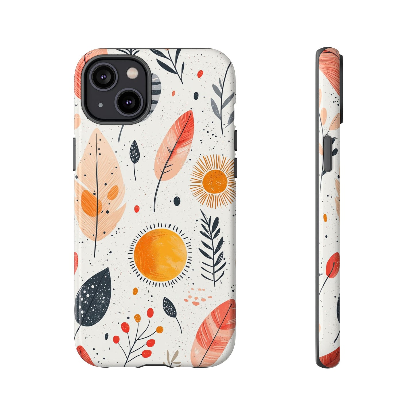 Sunshine & Feathers Boho Phone Case for iPhone, Pixel & Samsung