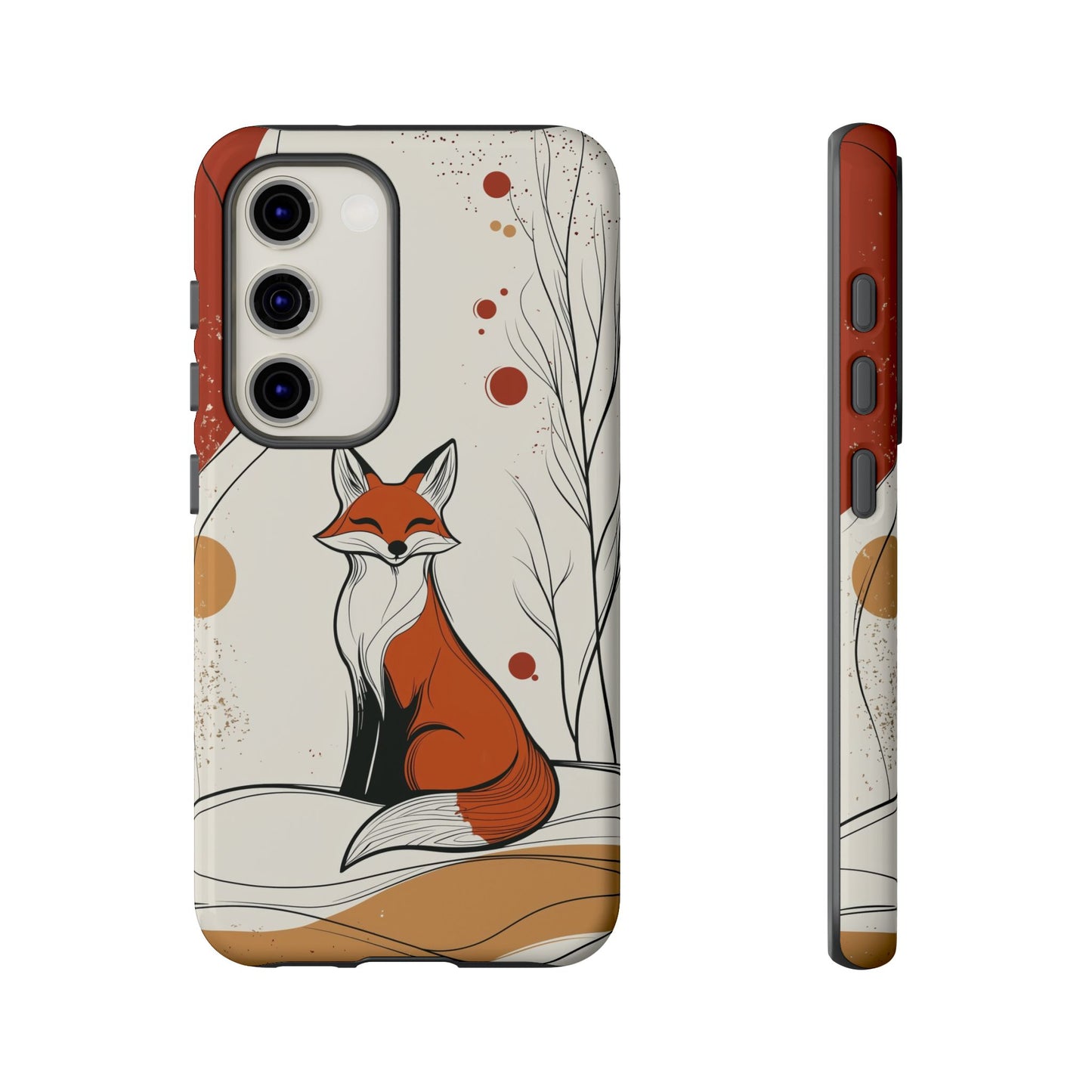 Smiling Fox: Playful Forest Charm Phone Case for iPhone, Samsung & Pixel