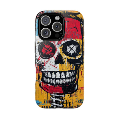 Basquiat Phone Case – Bold Urban Art Design - iPhone, Samsung & Google Pixel Cover - Artistic Painting Case,  Art Lover Gift