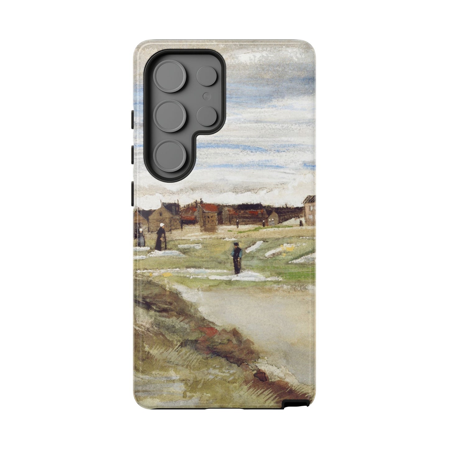 Van Gogh Village Painting Phone Case - iPhone, Samsung, Pixel - Art Print Cover, Gift for Art Lovers