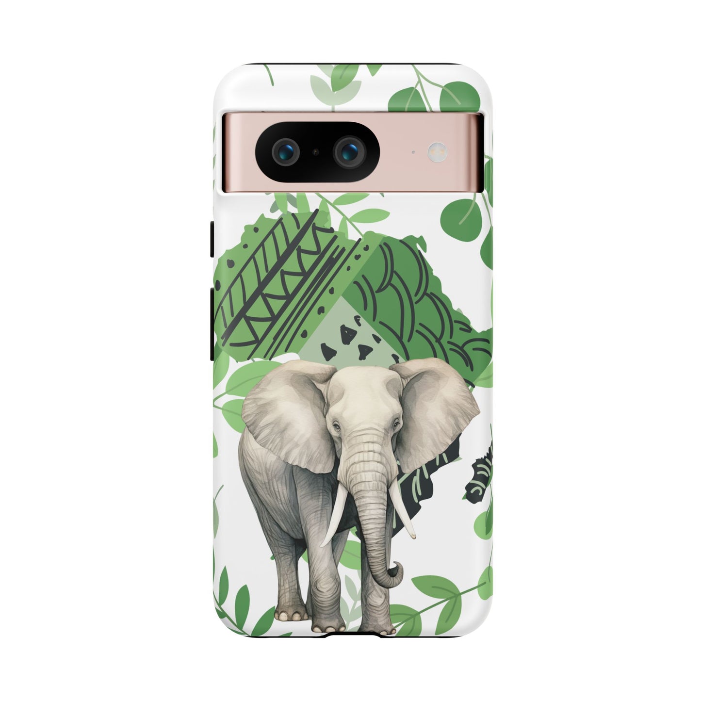 Tropical Elephant Mobile Cover – Nature-Inspired Boho Art