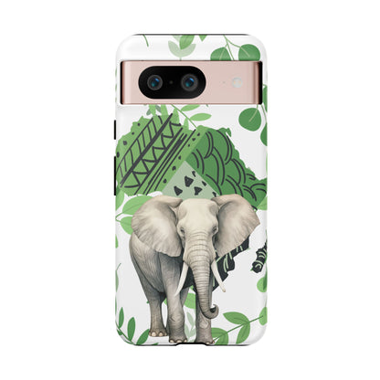 Tropical Elephant Mobile Cover – Nature-Inspired Boho Art