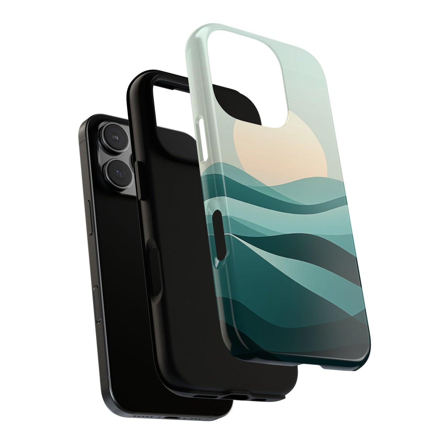 Tranquil Dunes – Abstract Sunset Phone Case for iPhone, Samsung & Pixel