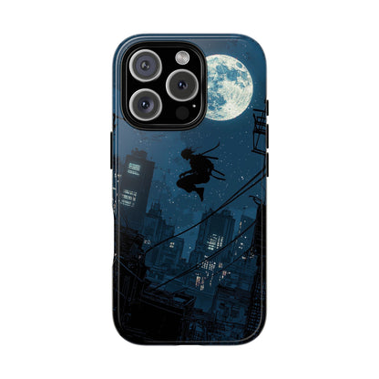 Moonlit Shadows: The Silent Ninja Phone Case for iPhone, Samsung & Pixel