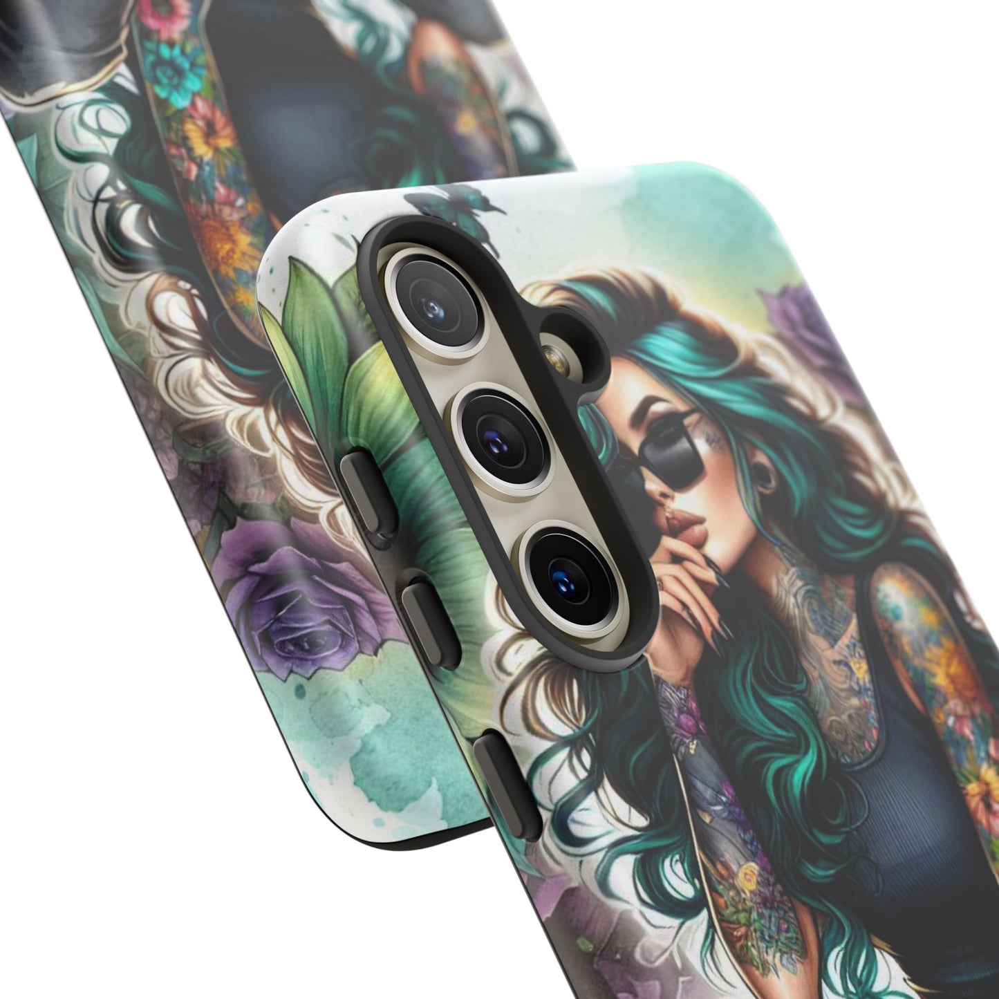 Urban Wildflower – Edgy Tattooed Beauty Mobile Cover