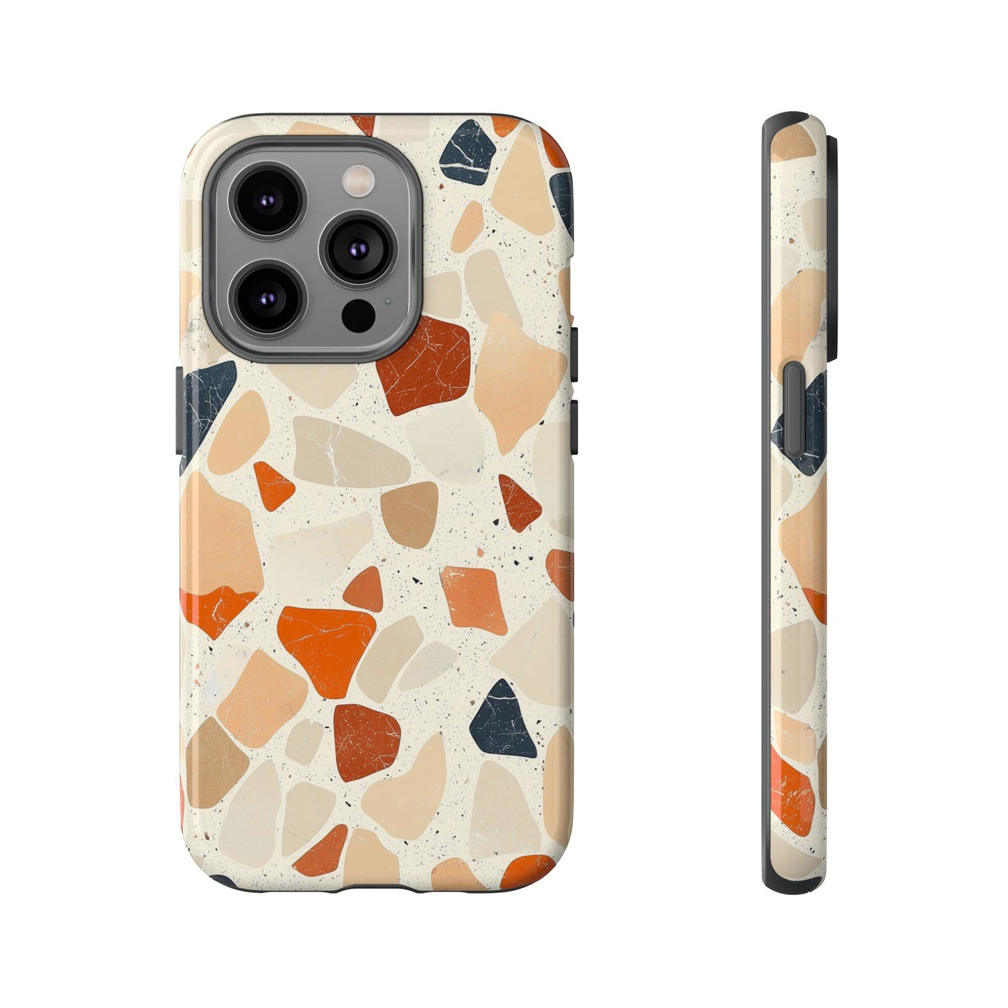 Rustic Terrazzo Stone Phone Case for iPhone, Pixel & Samsung