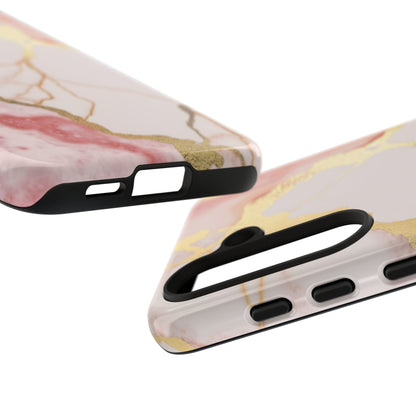 Beautiful Pink Minimal Marble Case Design