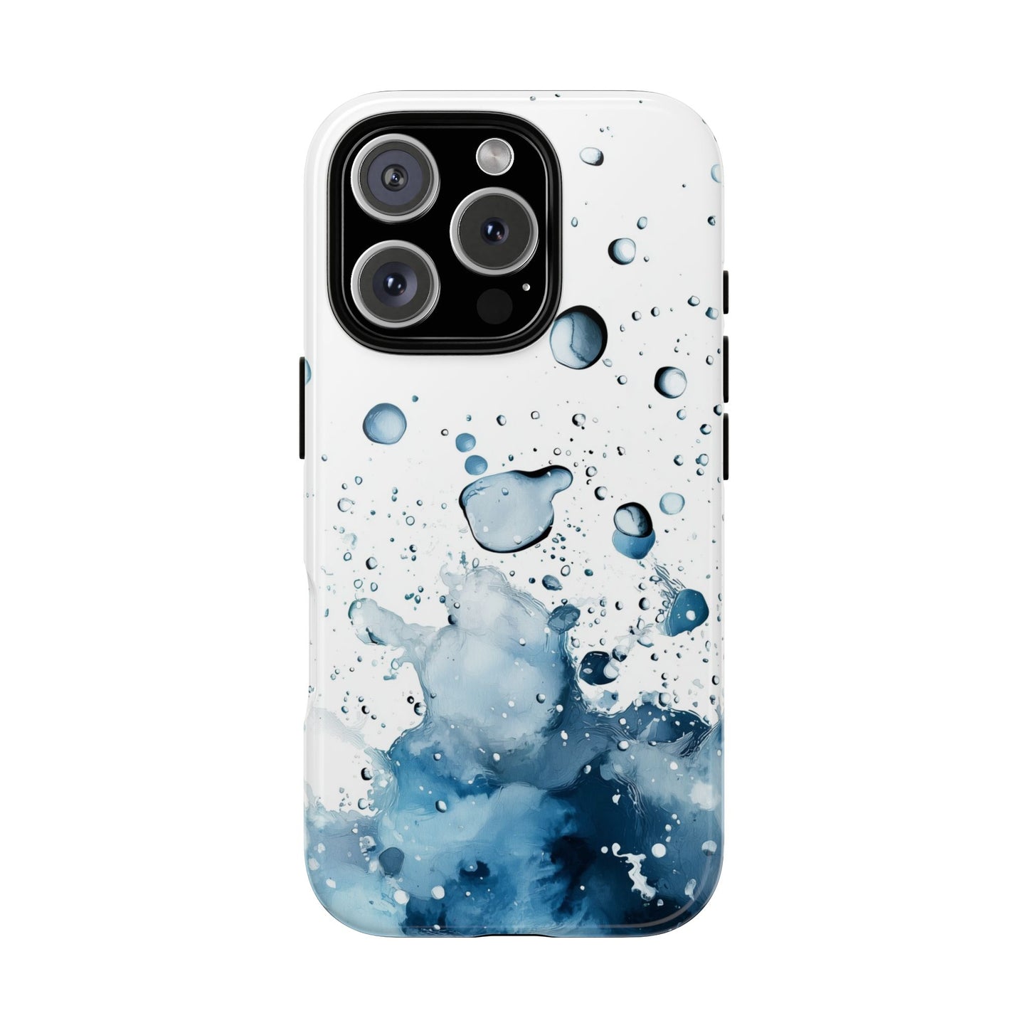 Aqua Burst Watercolor Phone Case for iPhone, google Pixel & Samsung
