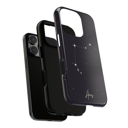 Aries Zodiac Starry Phone Case – Cosmic Style for iPhone, Samsung & Google Pixel