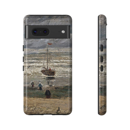 Vincent Van Gogh Phone Case - iPhone, Samsung, Google Pixel Cover - Ocean & Boat Painting Phone Case - Van Gogh Art Gift - Nautical Phone Case, Coastal Life Lover Gift