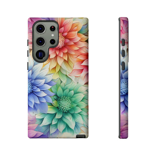 Rainbow Bloom Mandala Floral Mobile Case
