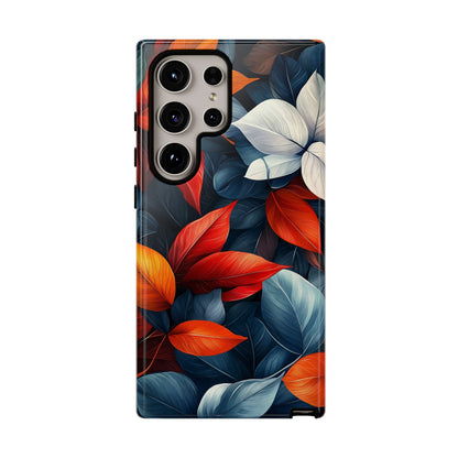 Autumn Midnight Leaves | Luxe Floral Phone Case for iPhone, Pixel & Samsung