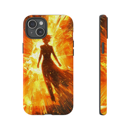 Solar Ascension | Silhouette of Fire Phone Case for iPhone, Samsung & Pixel