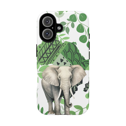 Tropical Elephant Mobile Cover – Nature-Inspired Boho Art