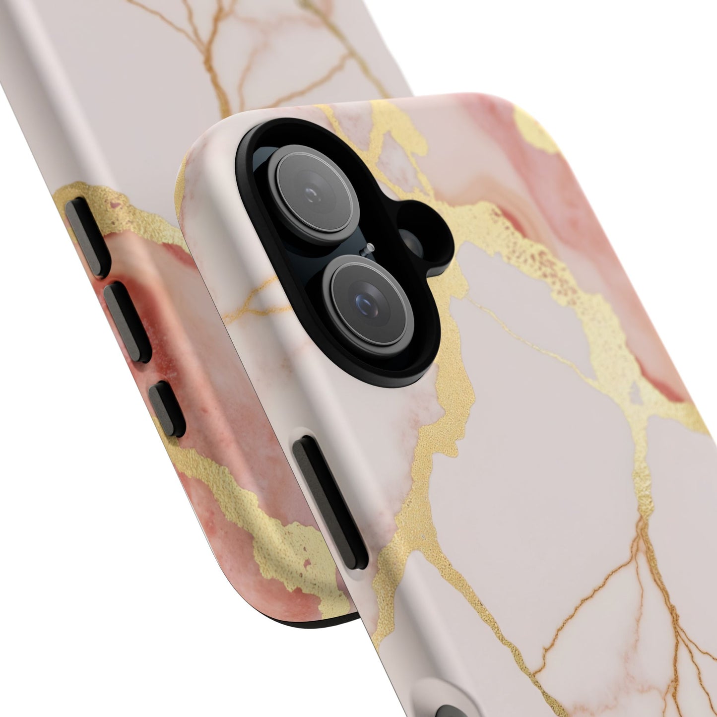 Beautiful Pink Minimal Marble Case Design