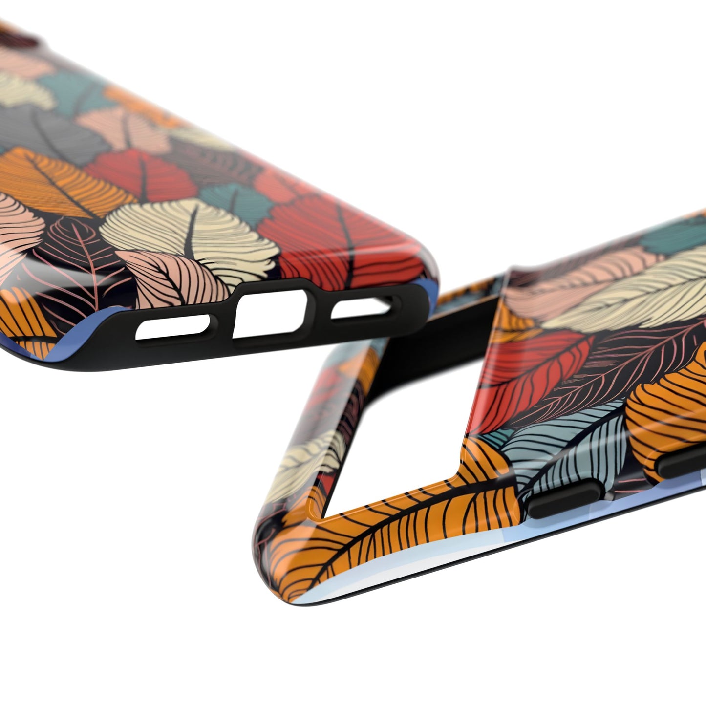Colorful Abstract Leaves Pattern Design