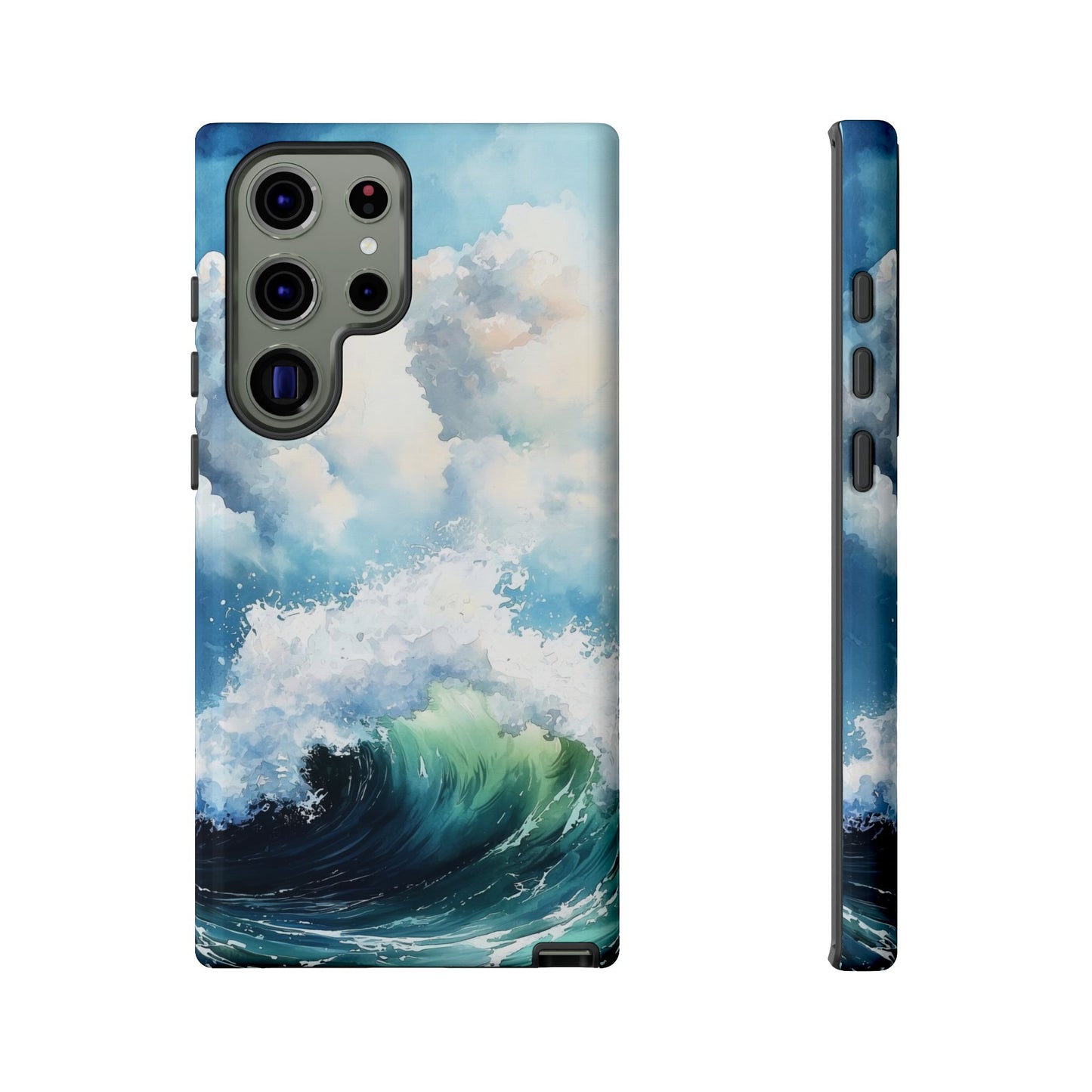 Pastel Wave Dream Watercolor Phone Case for iPhone, google Pixel & Samsung