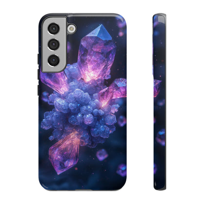 Cosmic Amethyst Crystal Phone Case for iPhone, Samsung & Google Pixel