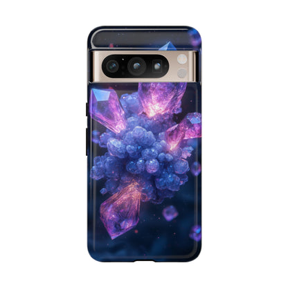 Cosmic Amethyst Crystal Phone Case for iPhone, Samsung & Google Pixel