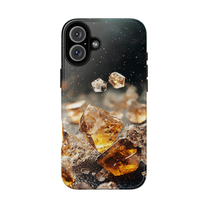 Golden Ember Crystal Phone Case for iPhone, Samsung & Google Pixel