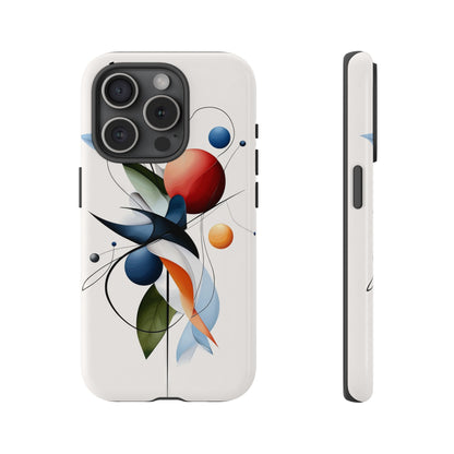 Orbit Bloom – Minimal Abstract Art Phone Case for iPhone, Samsung & Pixel