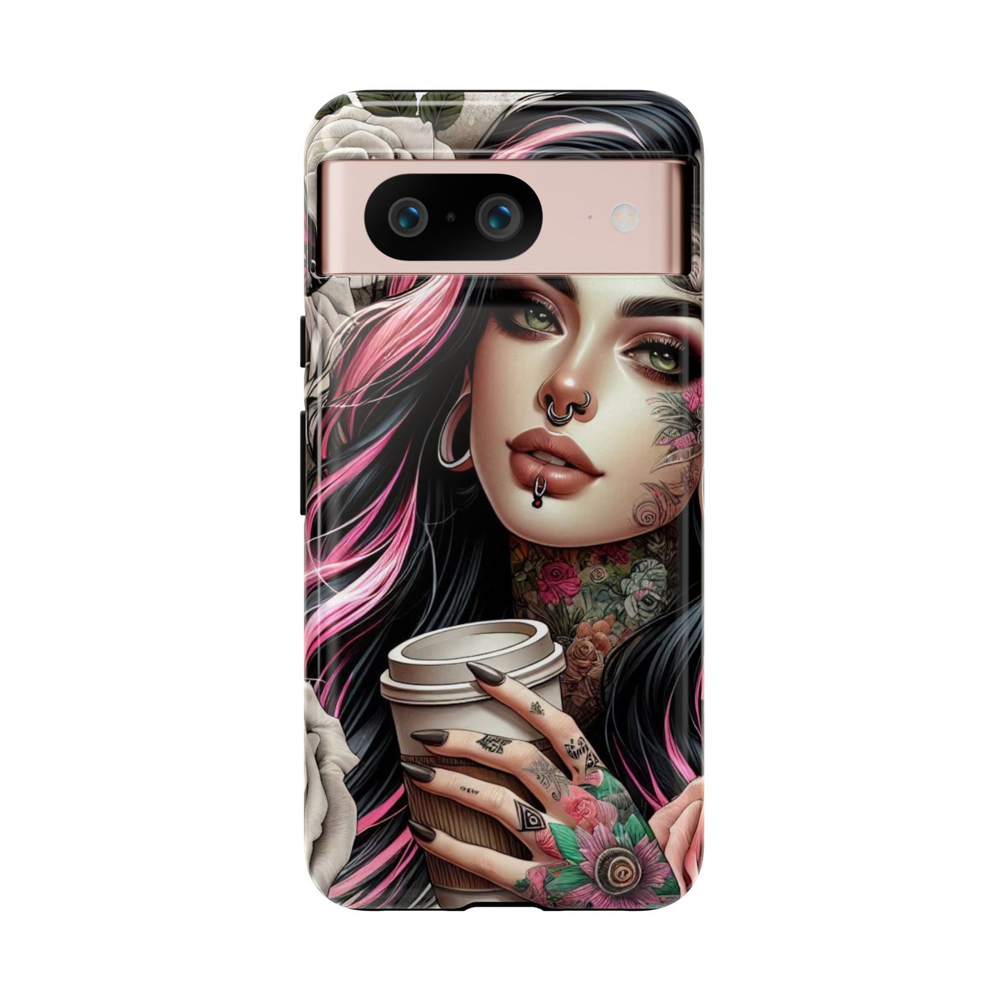 Gothic Rose Coffee Queen Mobile Case
