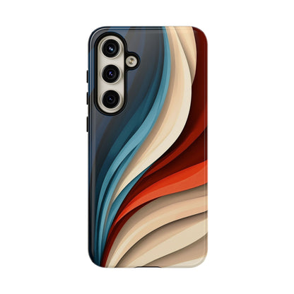 Velvet Waves – Abstract Flow Phone Case for iPhone, Samsung & Pixel