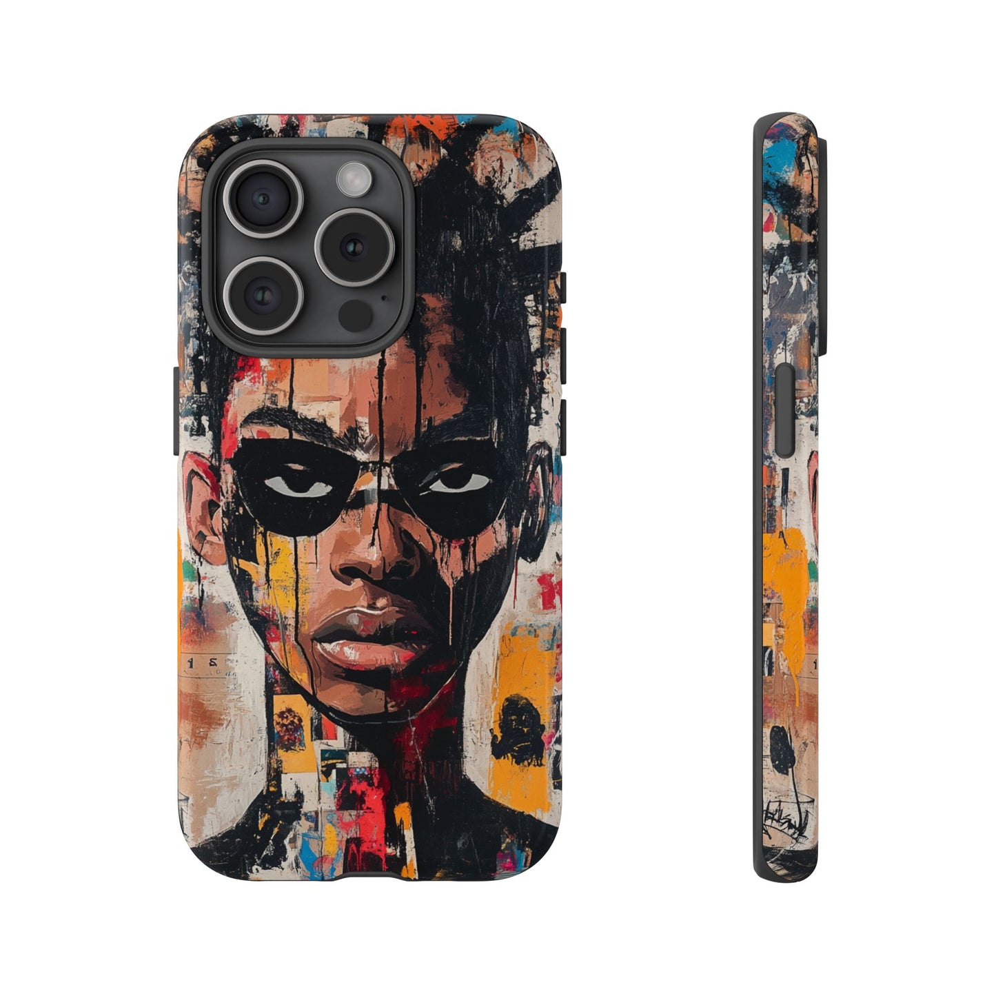 Abstract Graffiti Phone Case – Basquiat Art Inspired - iPhone, Samsung & Google Pixel Cover - Artistic Painting Case,  Art Lover Gift