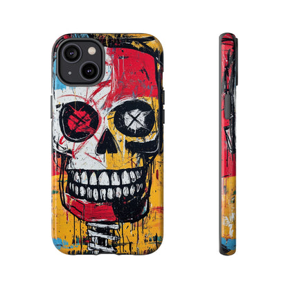 Basquiat Phone Case – Bold Urban Art Design - iPhone, Samsung & Google Pixel Cover - Artistic Painting Case,  Art Lover Gift