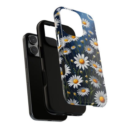 Witchy Daisy Flowers Phone Case Vintage Botanical Cover